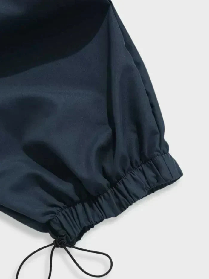 Herre Baggy Cargobukser – Utilitybukser Med Brede Ben Til Streetwear Om Foråret Og Sommeren