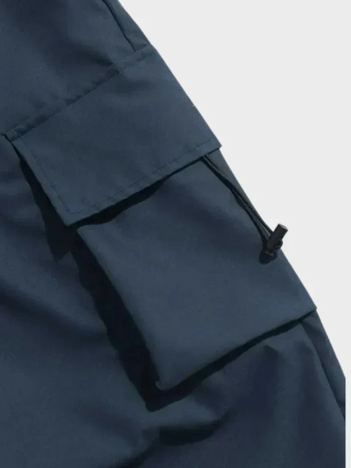 Herre Baggy Cargobukser – Utilitybukser Med Brede Ben Til Streetwear Om Foråret Og Sommeren