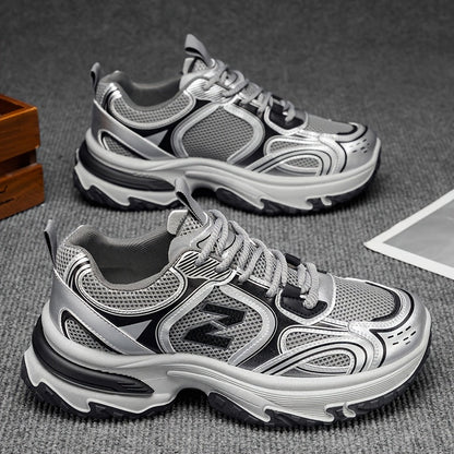 Herre Chunky Sneakers Med Mesh Og Kraftig Sål