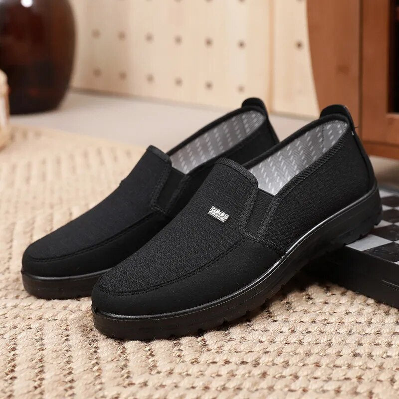 Mocasini casual slip-on pentru bărbați, din plasă ușoară, cu inserții laterale elastice – pantofi confortabili cu talpă profilată pentru utilizare zilnică, timp liber și stil smart casual