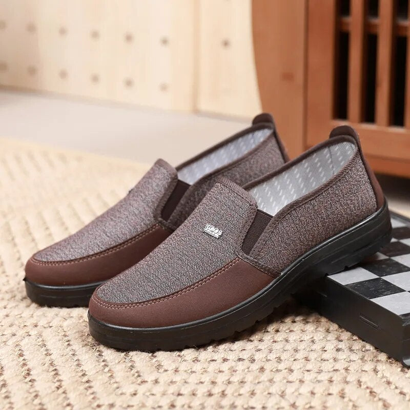 Mocasini casual slip-on pentru bărbați, din plasă ușoară, cu inserții laterale elastice – pantofi confortabili cu talpă profilată pentru utilizare zilnică, timp liber și stil smart casual