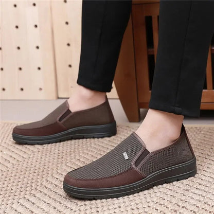 Mocasini casual slip-on pentru bărbați, din plasă ușoară, cu inserții laterale elastice – pantofi confortabili cu talpă profilată pentru utilizare zilnică, timp liber și stil smart casual