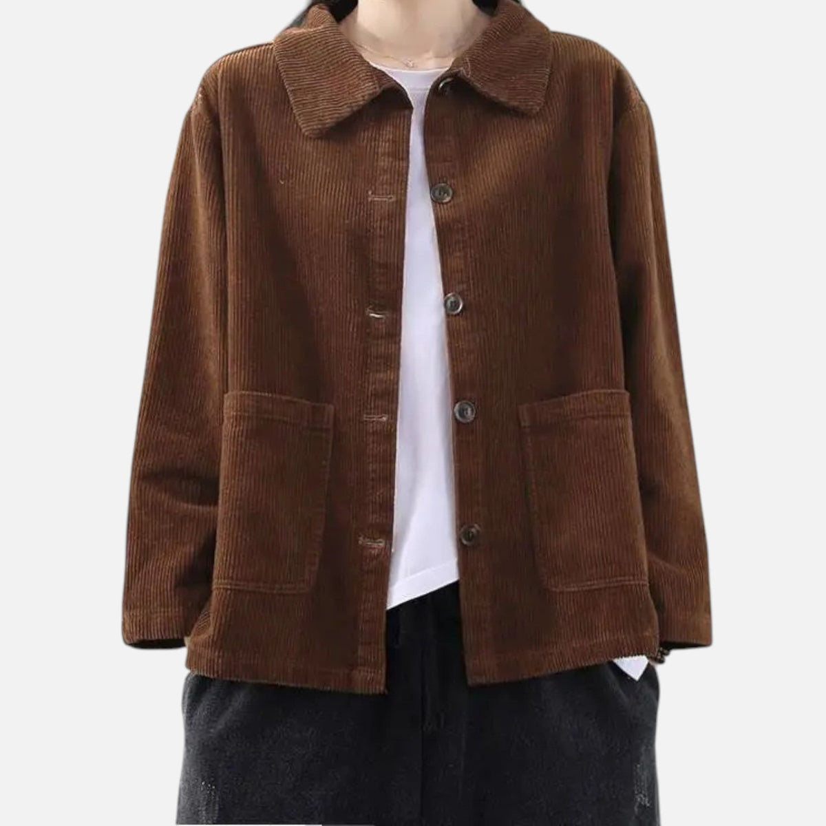 Chaqueta corta informal para mujer - elegante prenda de abrigo para el día a día, el tiempo libre, la ciudad y un estilo smart casual