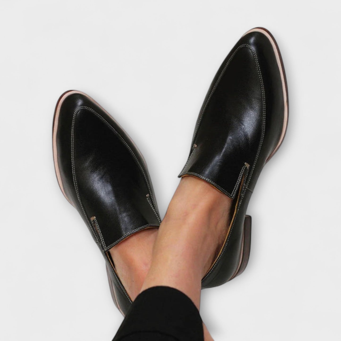 Dame Slip-On Loafers Med Spids Tå Og Komfort