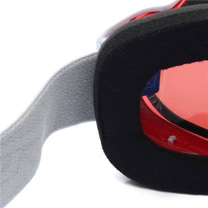 Ochelari de schi bărbătești sferici, anti-aburire, cu lentilă dublă și protecție UV – ochelari de snowboard și motocicletă pentru schi, snowboarding și activități în aer liber