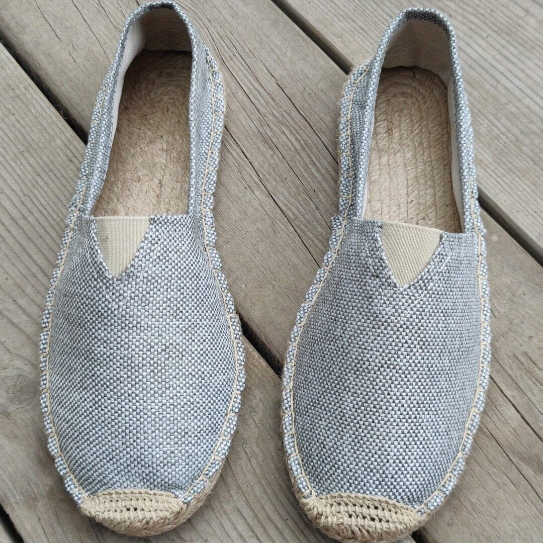 Herre Espadriller Med Let Design – Slip-on Sommersko Til Ferie, Strand, Fritid Og Hverdagsbrug