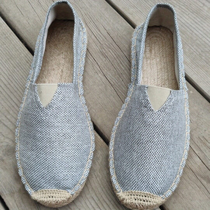 Herre Espadriller Med Let Design – Slip-on Sommersko Til Ferie, Strand, Fritid Og Hverdagsbrug
