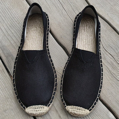 Herre Espadriller Med Let Design – Slip-on Sommersko Til Ferie, Strand, Fritid Og Hverdagsbrug