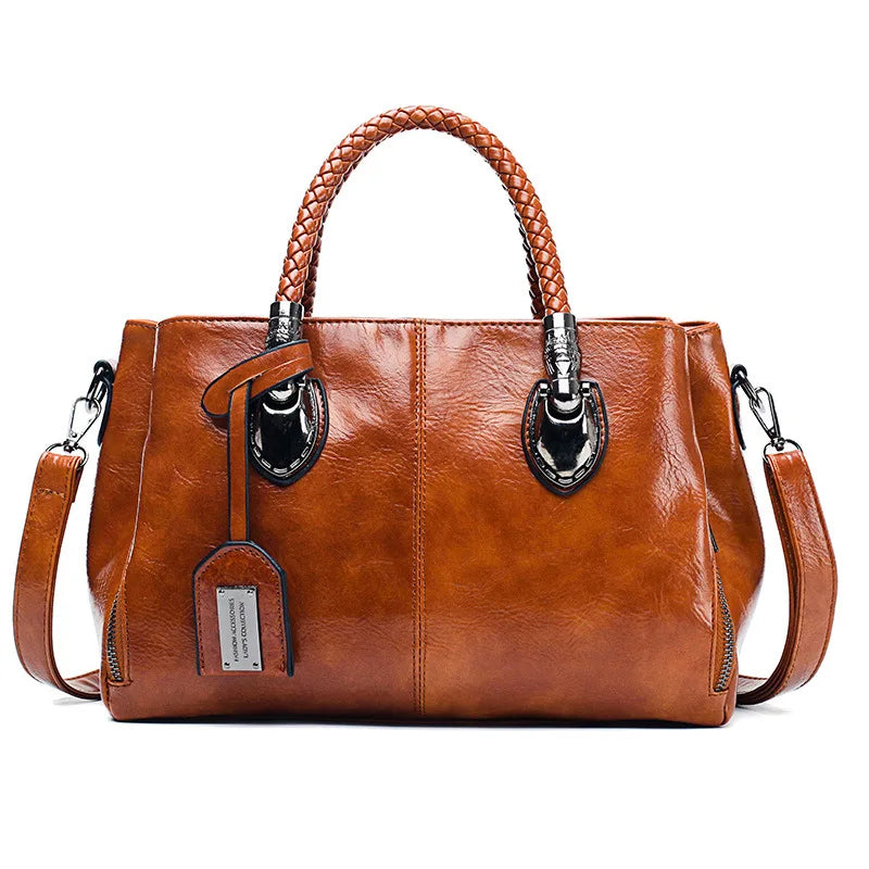 Geantă mare din piele pentru femei – Tote încăpător, cu design elegant, pentru serviciu, utilizare zilnică și călătorii