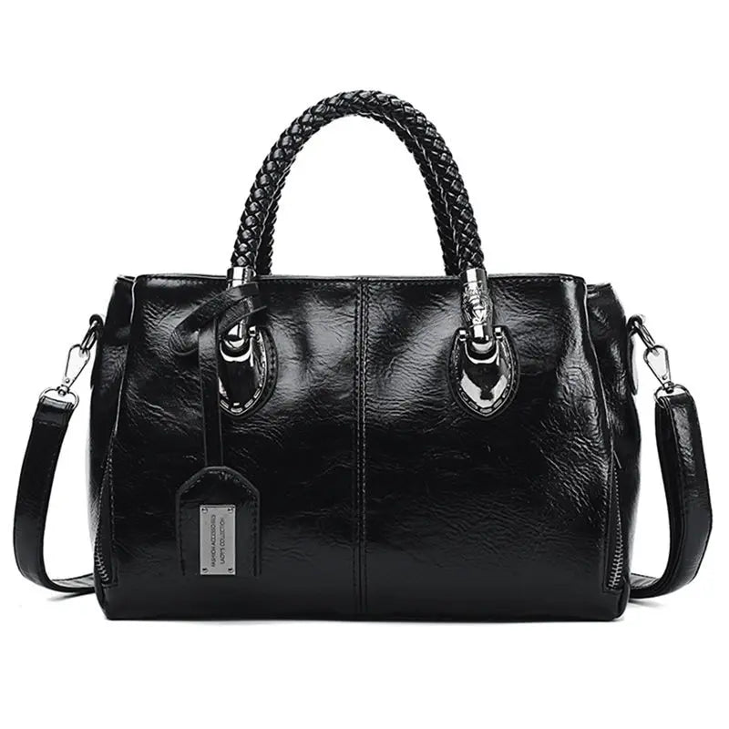 Geantă mare din piele pentru femei – Tote încăpător, cu design elegant, pentru serviciu, utilizare zilnică și călătorii