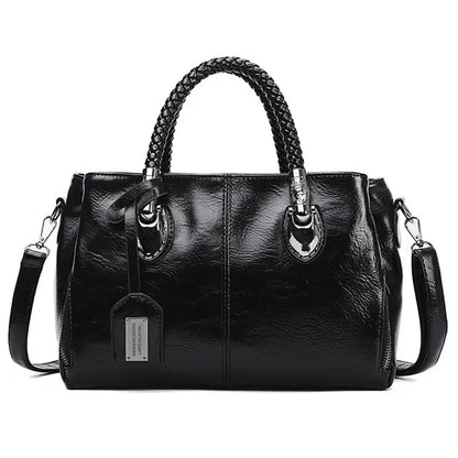 Geantă mare din piele pentru femei – Tote încăpător, cu design elegant, pentru serviciu, utilizare zilnică și călătorii