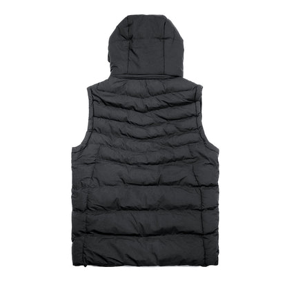 Vestă matlasată tip puffer pentru bărbați, încălzită prin USB, cu glugă și căldură ajustabilă - strat de iarnă călduros, fără mâneci, pentru zile reci, purtare zilnică și activități în aer liber