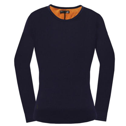 Dame Usb-opvarmet Termisk Top Med Slim Fit Og Lange Ærmer – Varmt Baselayer Med Justerbar Varme Til Kolde Dage, Sport Og Udendørsbrug