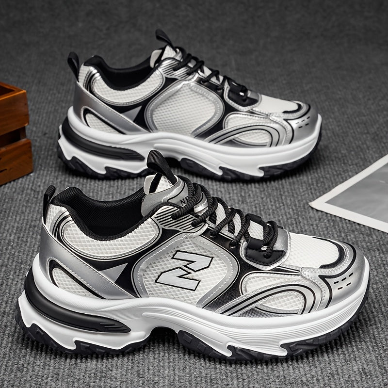 Herre Chunky Sneakers Med Mesh Og Kraftig Sål