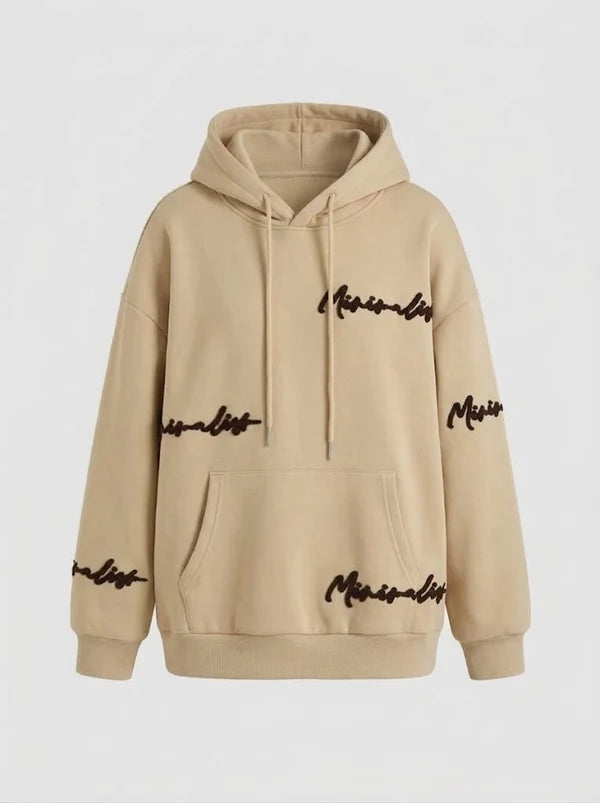 Sudadera con capucha extragrande para mujer, con estampado gráfico y mangas largas - Pulóver informal para uso diario, tiempo libre y estilo urbano