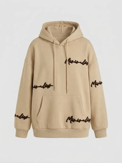Sudadera con capucha extragrande para mujer, con estampado gráfico y mangas largas - Pulóver informal para uso diario, tiempo libre y estilo urbano