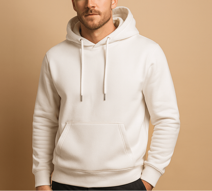 Herre Pullover-hættetrøje Med Snøre Og Kængurulomme – Komfortabel Sweatshirt Til Efterår, Vinter, Lag-på-lag Og Afslappet Hverdagsbrug