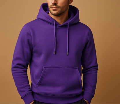 Herre Pullover-hættetrøje Med Snøre Og Kængurulomme – Komfortabel Sweatshirt Til Efterår, Vinter, Lag-på-lag Og Afslappet Hverdagsbrug