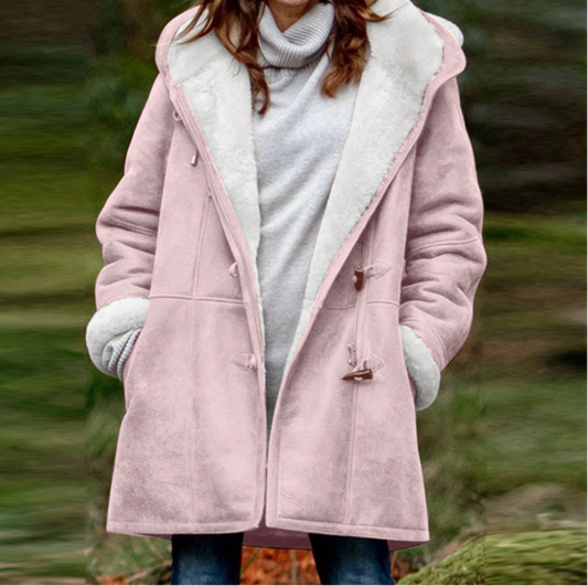 Women's Duffel Winter Coat with Hood and Fleece Lining – Warm and Water-Repellent Outerwear for Cold Days, Everyday Wear and Outdoor Use