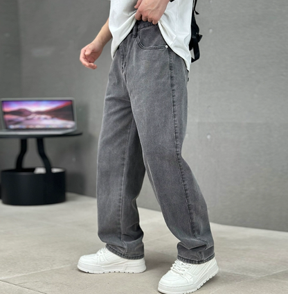 Pánské džíny straight fit – klasické kalhoty s pohodlným střihem pro každodenní nošení a stylové víkendové outfity