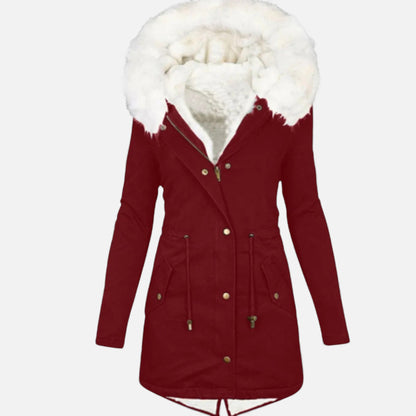 Chaqueta de invierno clásica acolchada para mujer - Prenda de abrigo cálida para los días fríos, el día a día, el tiempo libre y actividades al aire libre