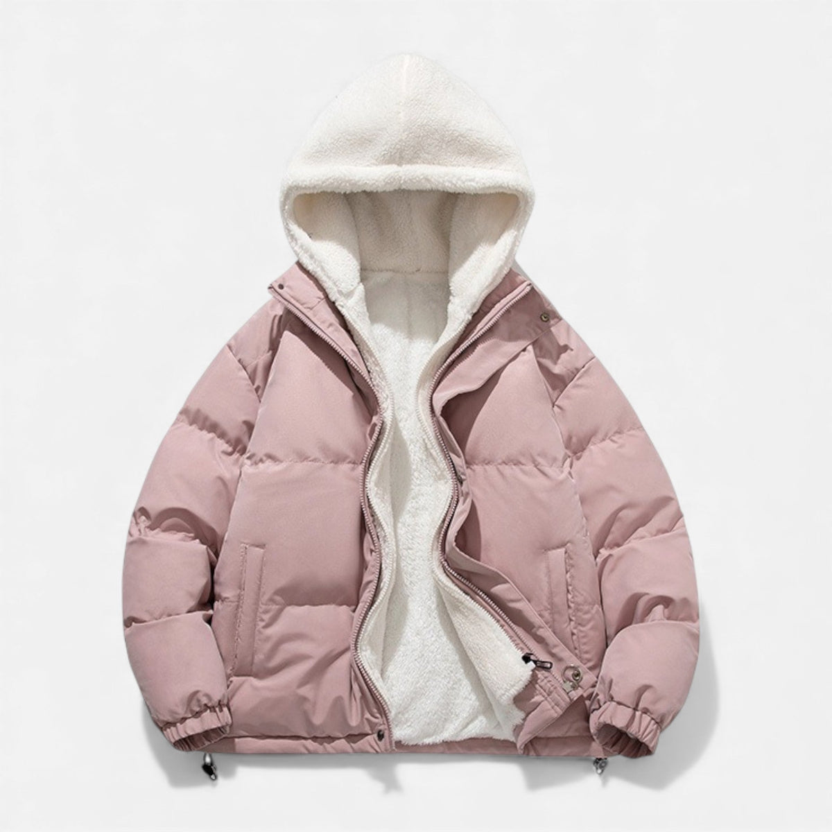 Men's Cotton Fleece Jacket - Classic Warm Winter Jacket for Fall, Winter, Everyday Wear, and Leisure
