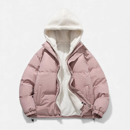 Men's Cotton Fleece Jacket - Classic Warm Winter Jacket for Fall, Winter, Everyday Wear, and Leisure