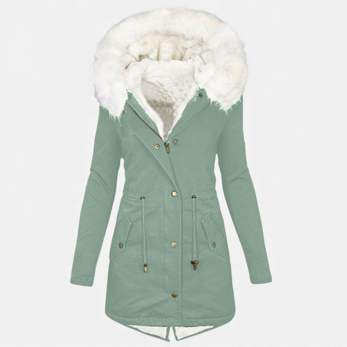 Chaqueta de invierno clásica acolchada para mujer - Prenda de abrigo cálida para los días fríos, el día a día, el tiempo libre y actividades al aire libre