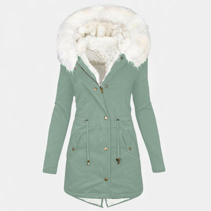 Chaqueta de invierno clásica acolchada para mujer - Prenda de abrigo cálida para los días fríos, el día a día, el tiempo libre y actividades al aire libre