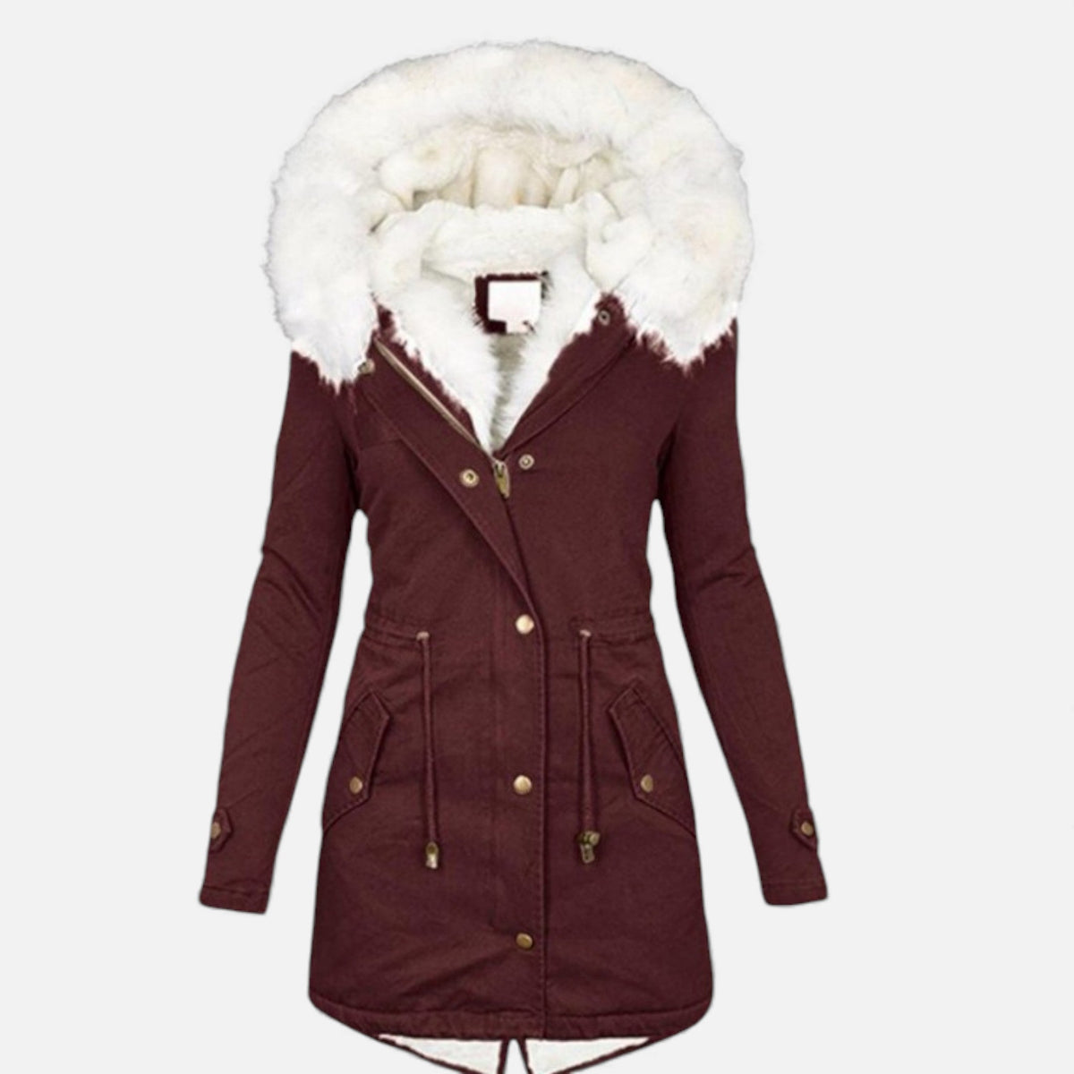 Chaqueta de invierno clásica acolchada para mujer - Prenda de abrigo cálida para los días fríos, el día a día, el tiempo libre y actividades al aire libre