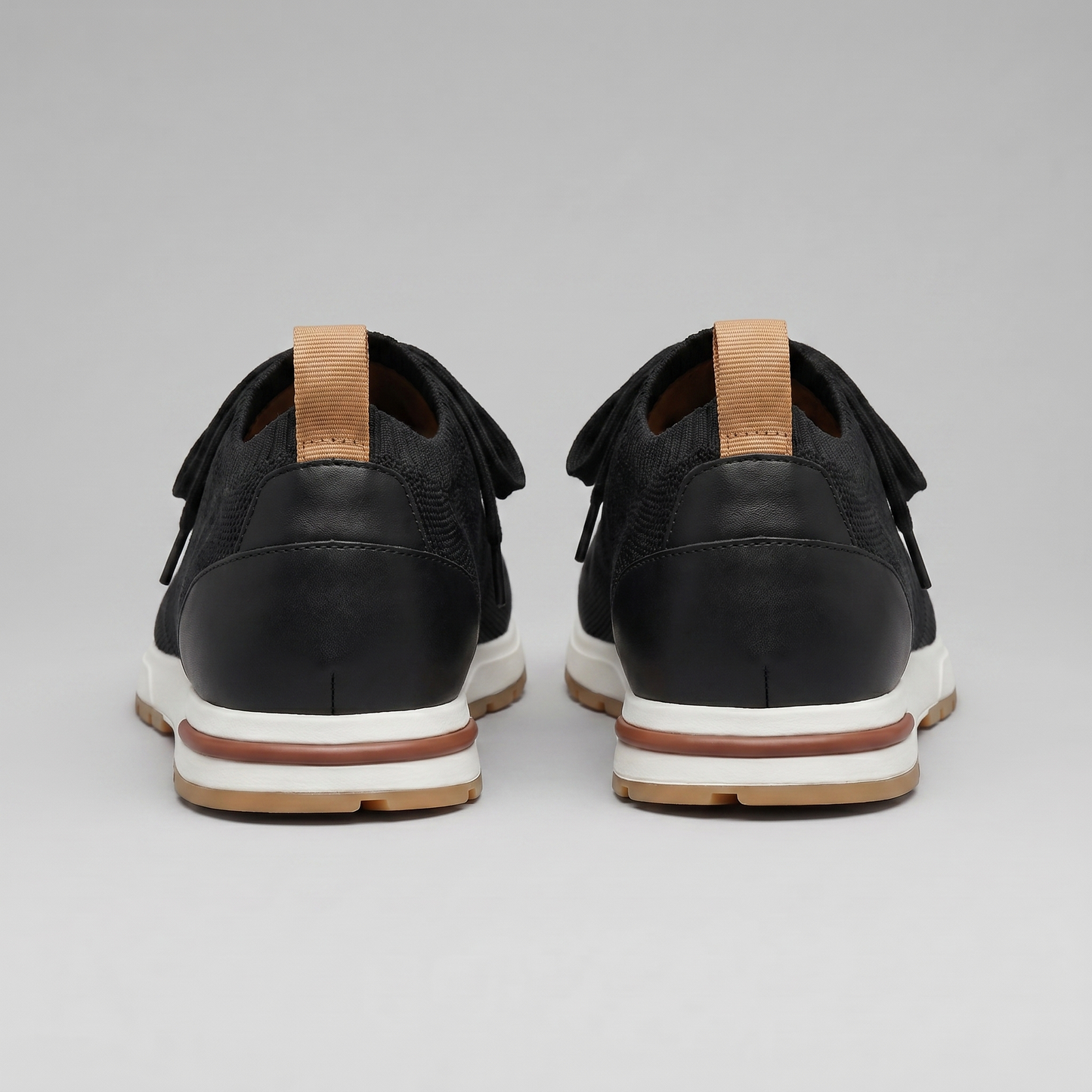 Herre Sneakers Med Strikket Overdel Og Snøredetaljer – Stilfulde Hverdagssko Til Fritid, Gåture Og Smart Casual Stil