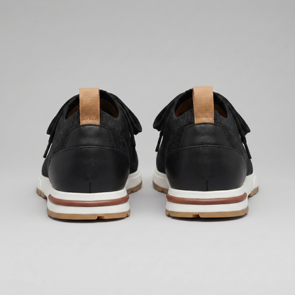 Herre Sneakers Med Strikket Overdel Og Snøredetaljer – Stilfulde Hverdagssko Til Fritid, Gåture Og Smart Casual Stil
