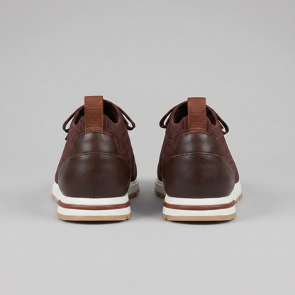 Herre Sneakers Med Strikket Overdel Og Snøredetaljer – Stilfulde Hverdagssko Til Fritid, Gåture Og Smart Casual Stil