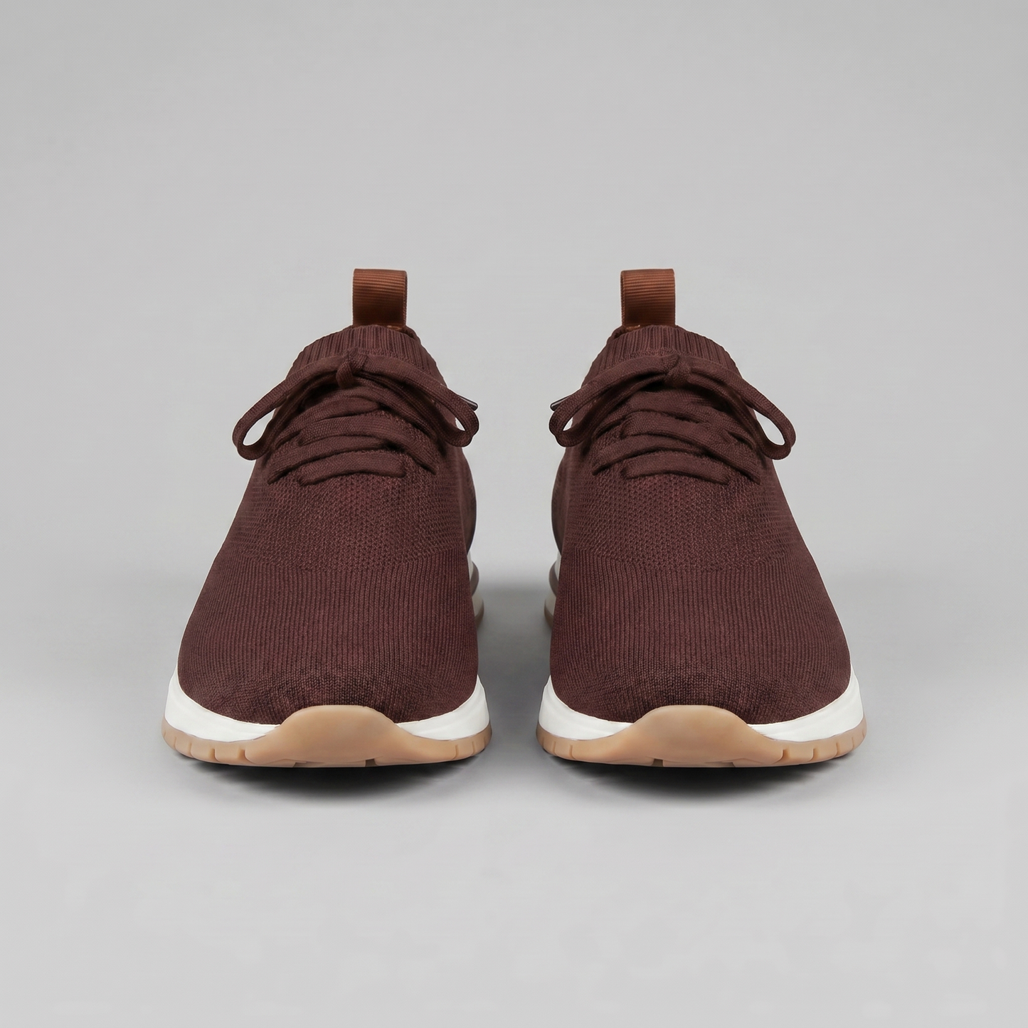 Herre Sneakers Med Strikket Overdel Og Snøredetaljer – Stilfulde Hverdagssko Til Fritid, Gåture Og Smart Casual Stil