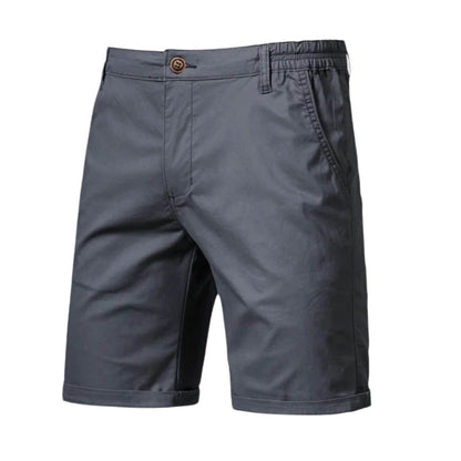 Men's chino shorts with elastic waistband – casual shorts with a smart-casual fit for summer, holidays, and everyday wear