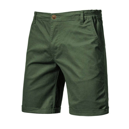 Men's chino shorts with elastic waistband – casual shorts with a smart-casual fit for summer, holidays, and everyday wear
