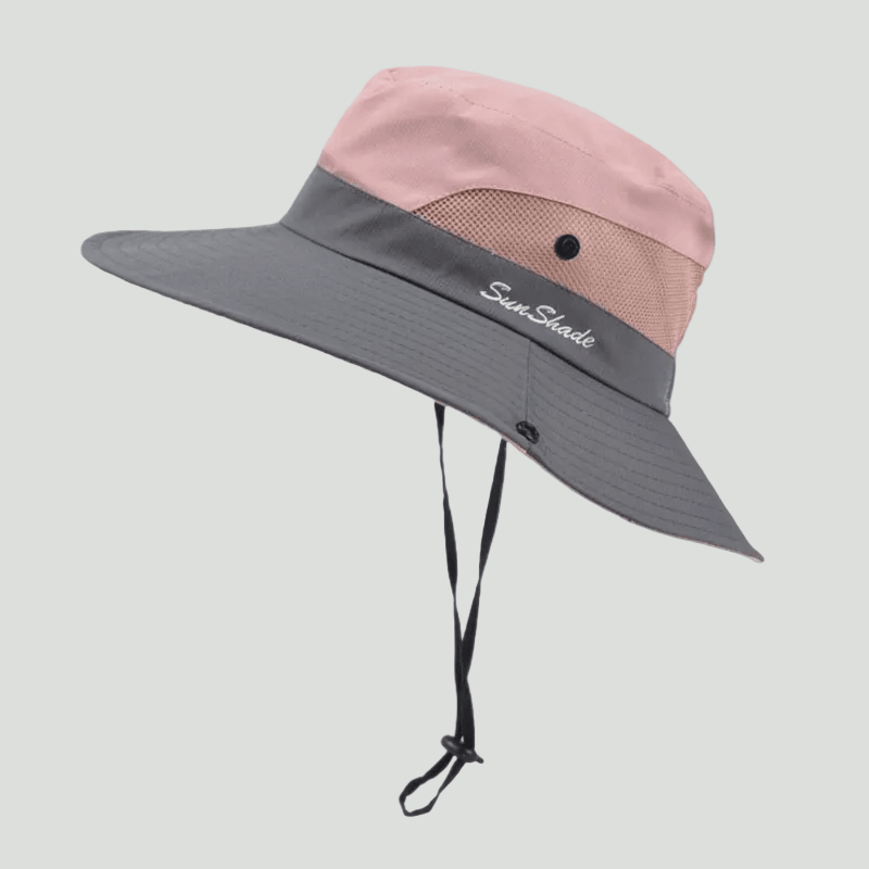 Herre Solhat Med Bred Skygge Og Uv-beskyttelse – Let Og Åndbar Outdoorhat Med Ventilationsmesh Og Justerbar Hagerem Til Vandreture, Rejser Og Strandture