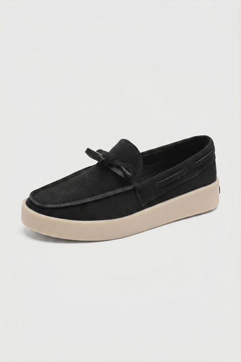 Mocasini bărbătești cu detalii cu șireturi și talpă cu platformă – pantofi slip-on pentru birou, purtare de zi cu zi, ținute business și stil smart casual