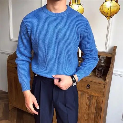 Men's Soft Sweater – Comfortable Knitwear for Everyday Wear, Layering, Leisure and Smart Casual Style