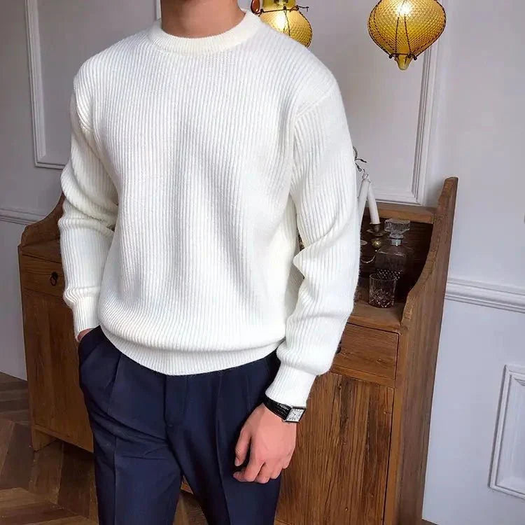 Men's Soft Sweater – Comfortable Knitwear for Everyday Wear, Layering, Leisure and Smart Casual Style
