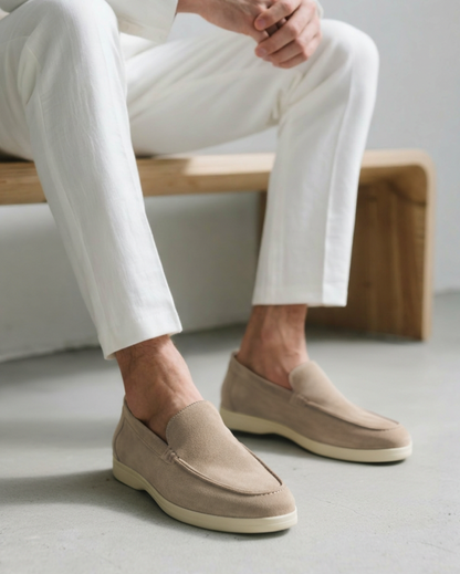Herre Slip-On Loafers i Ruskindslook – Lette smart-casual sko til hverdagsbrug