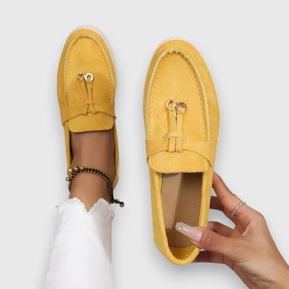 Dame Loafers Med Kvastdetalje Slip-On Flade Hverdagssko