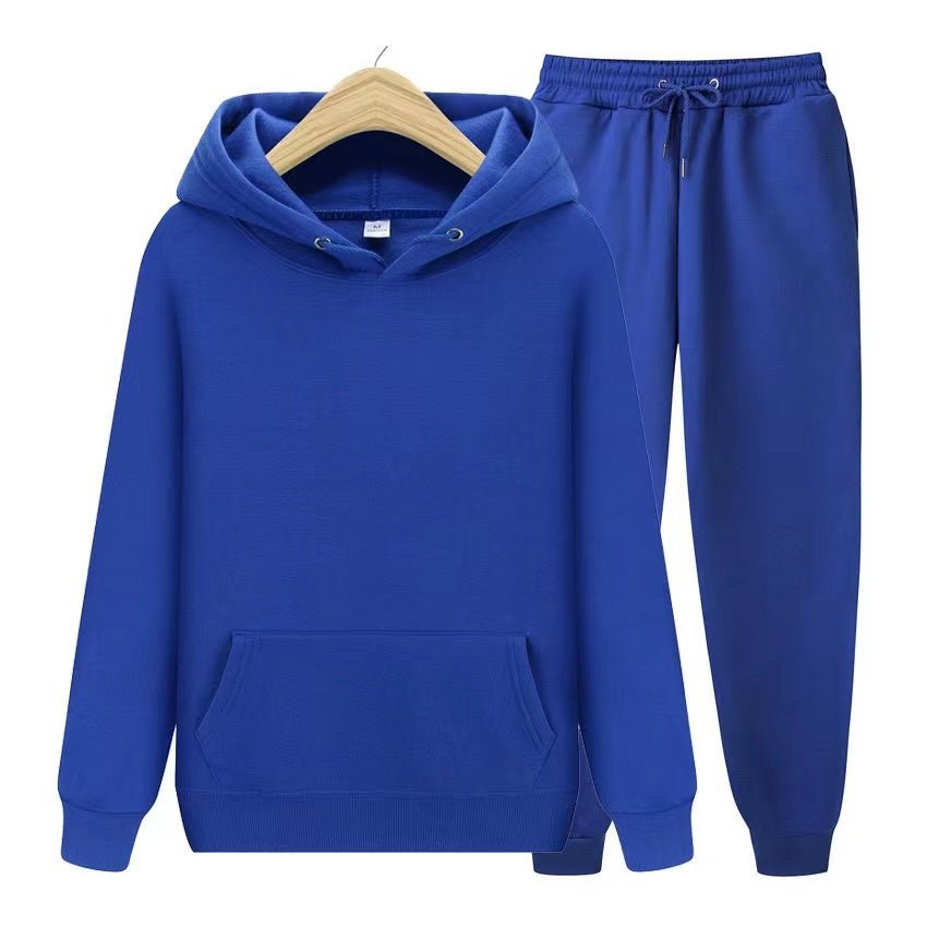 Conjunto de sudadera con capucha y joggers para hombre – Conjunto deportivo informal de dos piezas para el día a día y el tiempo libre