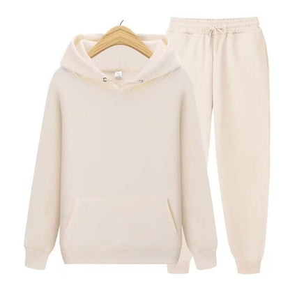 Conjunto de sudadera con capucha y joggers para hombre – Conjunto deportivo informal de dos piezas para el día a día y el tiempo libre