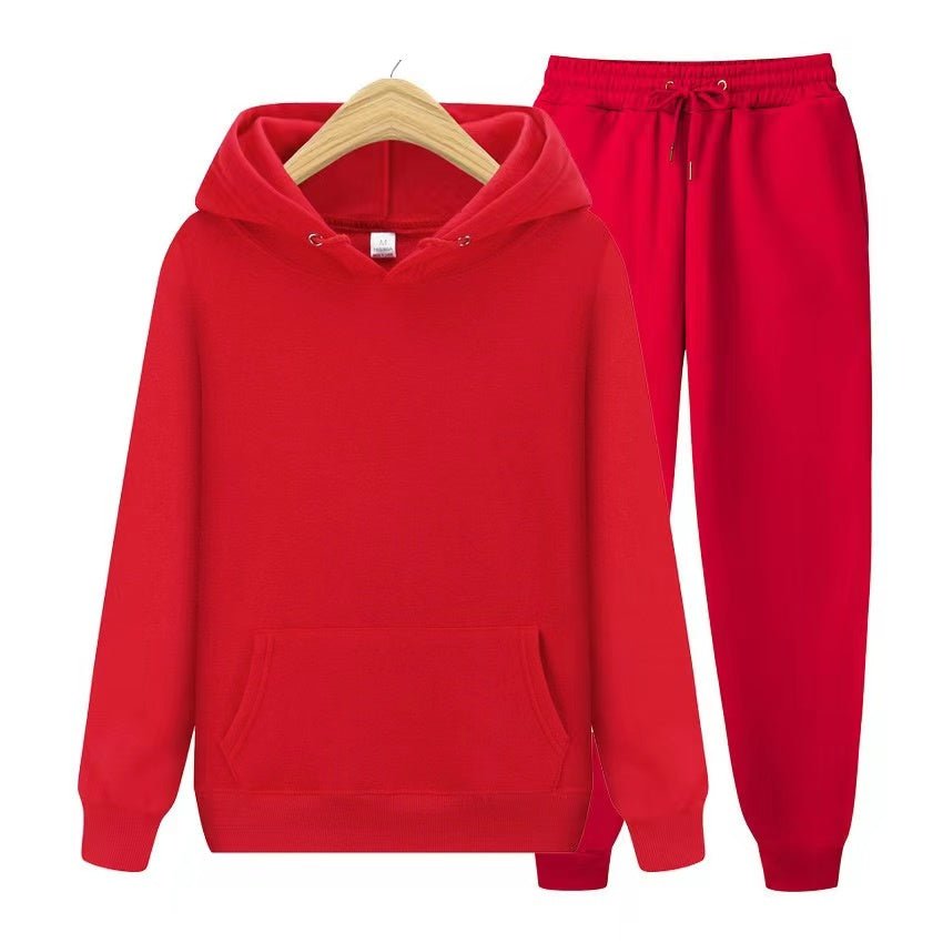 Conjunto de sudadera con capucha y joggers para hombre – Conjunto deportivo informal de dos piezas para el día a día y el tiempo libre