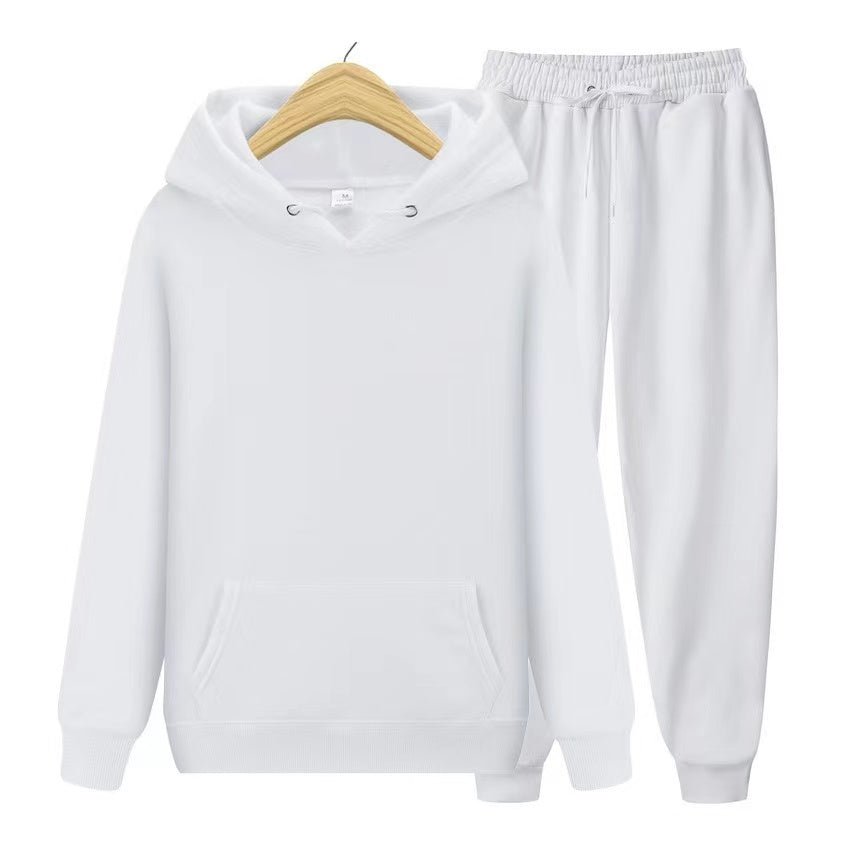 Conjunto de sudadera con capucha y joggers para hombre – Conjunto deportivo informal de dos piezas para el día a día y el tiempo libre