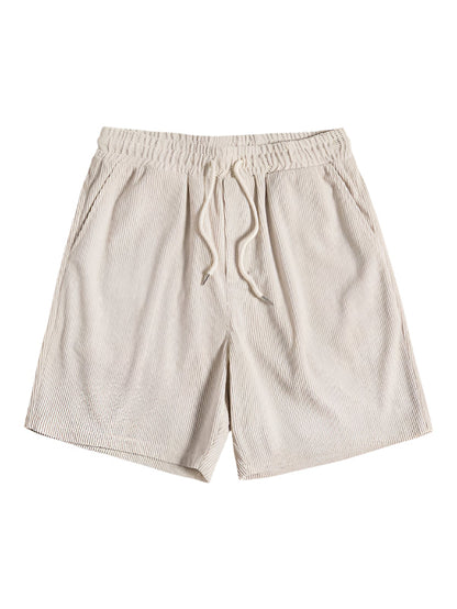 Set minimalist de vară pentru bărbați, cu cămașă cu mânecă scurtă și pantaloni scurți – Set ușor și respirabil din 2 piese pentru vacanță, timp liber, purtare zilnică și stil smart casual