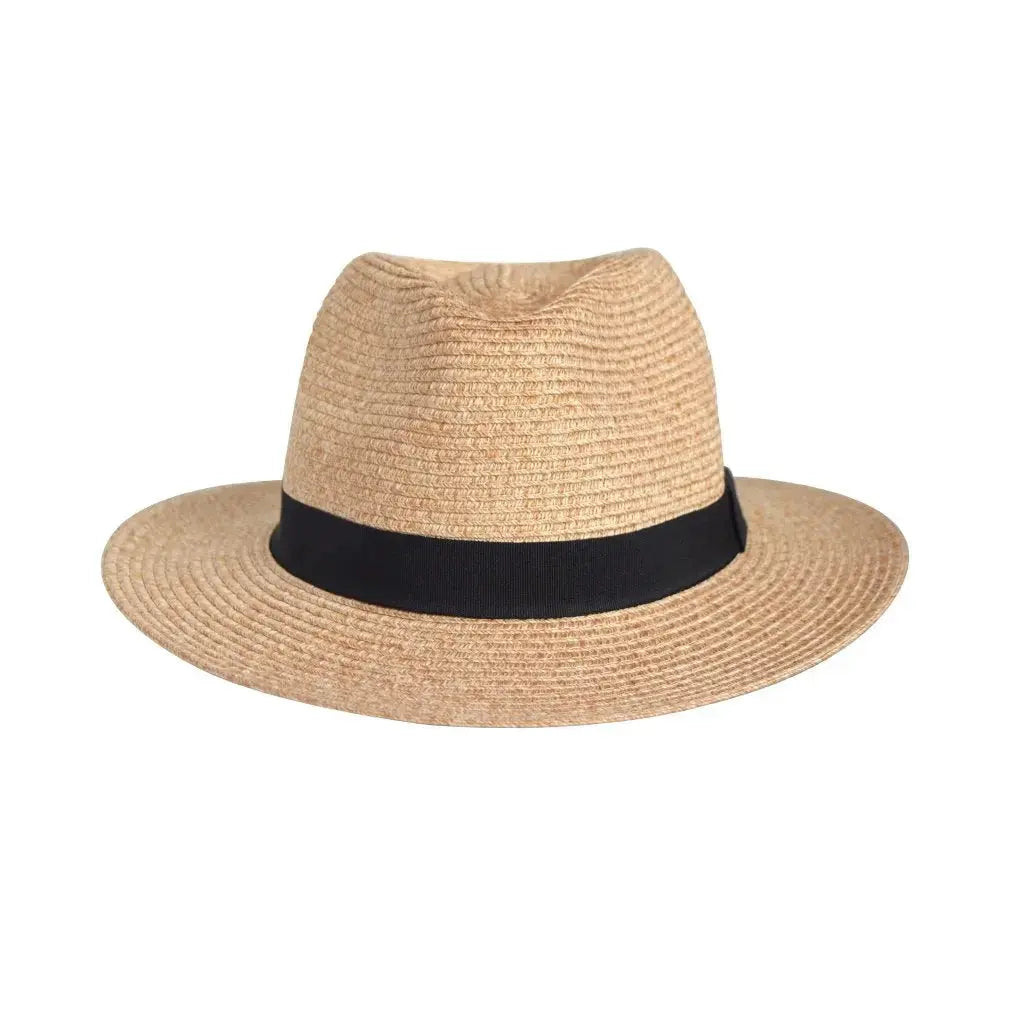 Men's Classic Fedora Sun Hat with Adjustable Fit – Stylish Summer Hat for Sunny Days, Vacation, the Beach, and Outdoor Use