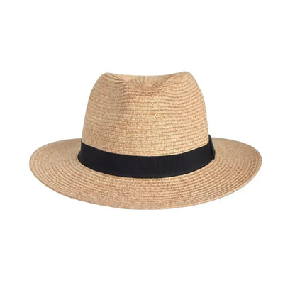 Men's Classic Fedora Sun Hat with Adjustable Fit – Stylish Summer Hat for Sunny Days, Vacation, the Beach, and Outdoor Use