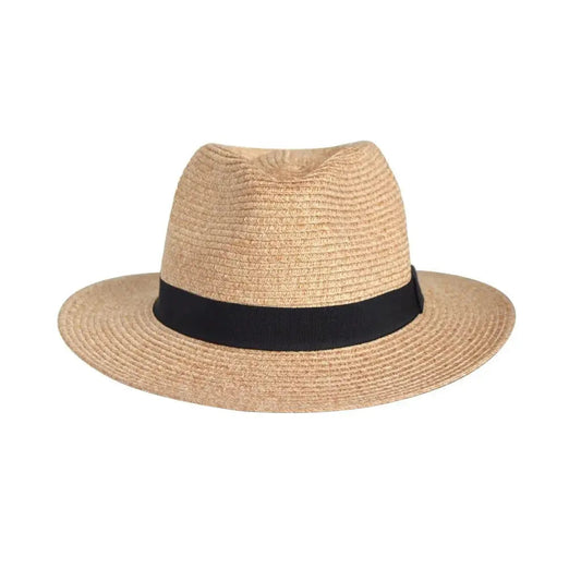Herre Klassisk Fedora-solhat Med Justerbar Pasform – Stilfuld Sommerhat Til Solrige Dage, Ferie, Strand Og Udendørsbrug